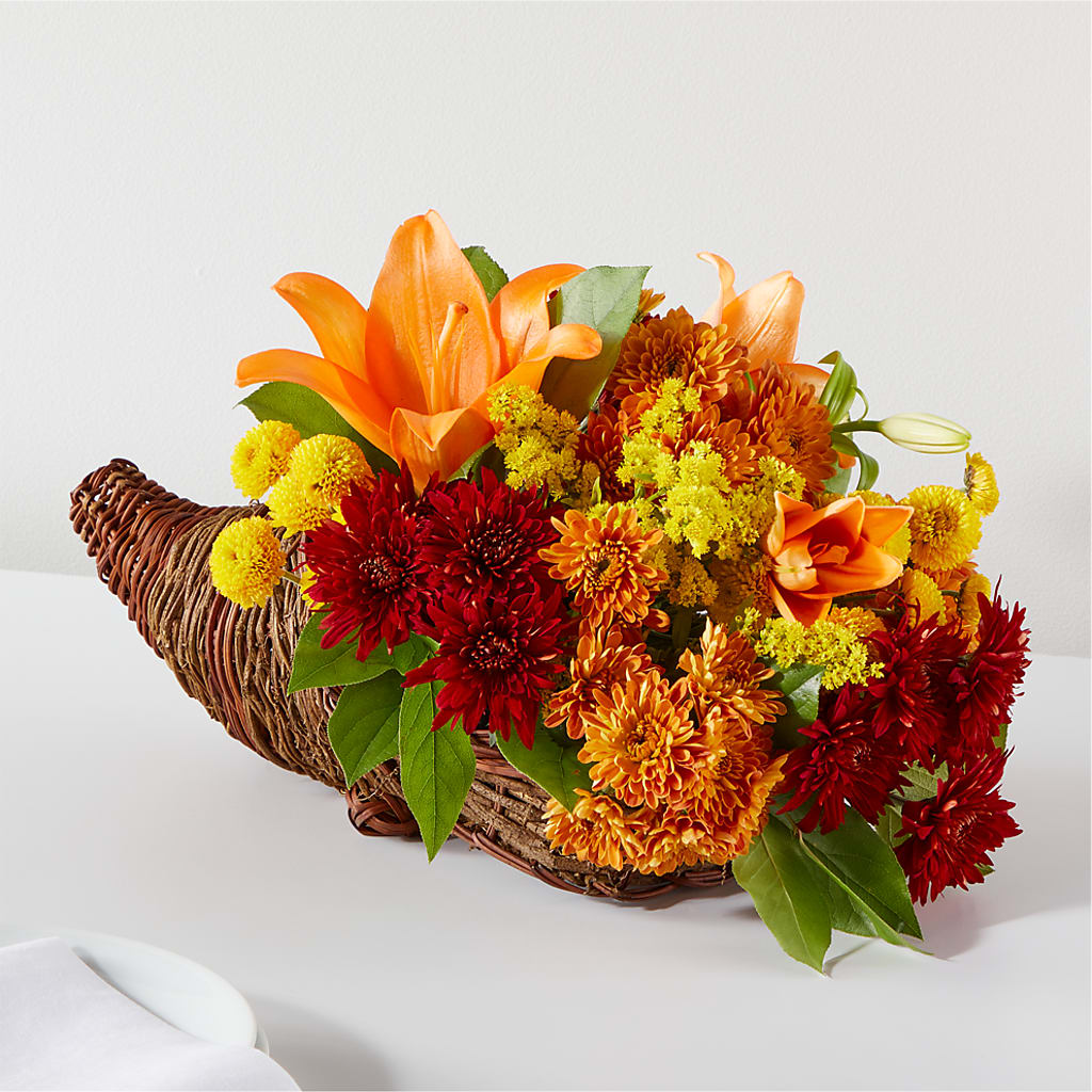 Bouquet of Blessings Cornucopia – Flowers On The Vine - Parma, Parma OH