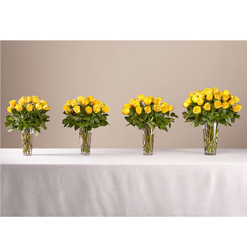 Long Stem Yellow Rose Bouquet –  Flowers On The Vine - Parma, Parma OH