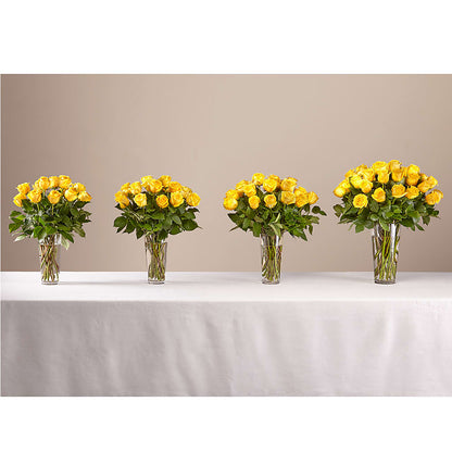 Long Stem Yellow Rose Bouquet –  Flowers On The Vine - Parma, Parma OH