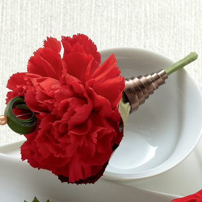 Red Carnation Boutonniere –  Flowers On The Vine - Parma, Parma OH